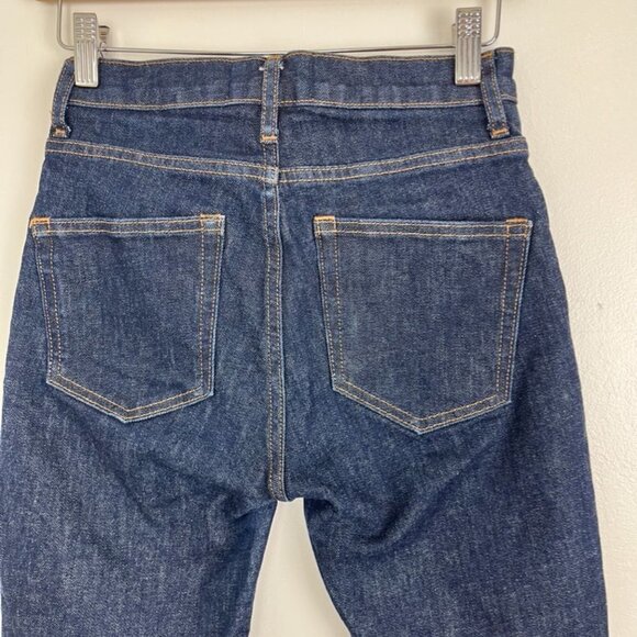 Everlane Dark Denim Mid-Rise Skinny Jean - Picture 9 of 9